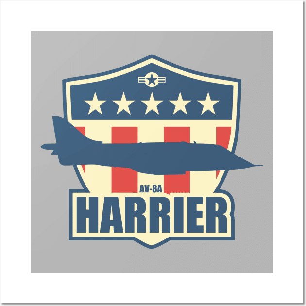 AV-8A Harrier Wall Art by TCP